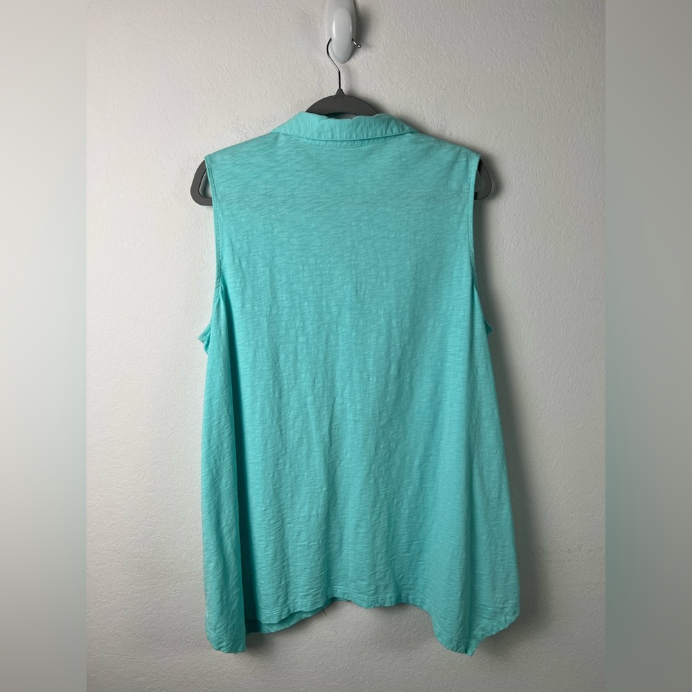 Soft Surroundings Danielle Shark Bite Turquoise T… - image 4